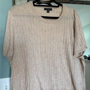 J. Crew ribbed cashmere tee